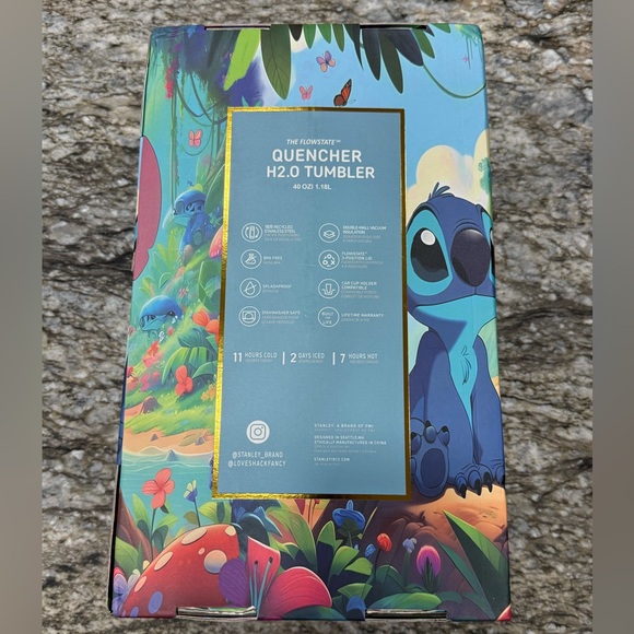 Stanley Sky Blue Mug with Vibrant Nature Design - Picture 2 of 5